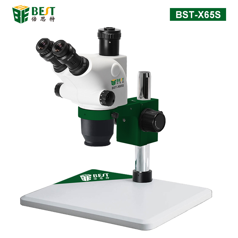 BST-X65S 體視顯微鏡 三目版 6.5-65倍連續變焦 可接攝像頭顯示屏